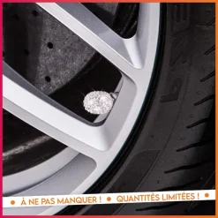 Discount AUTOTECH 4 bouchons de valve auto bling
