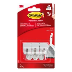 Discount COMMAND 3 crochets blancs + languettes