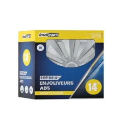 Discount IMDICAR 4 enjoliveurs fox argent avec in