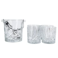 Discount LET'S DRINK 4 verres 340ml + seau a glacon