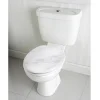 Online BATHROOM COLLECTION Abattant wc effet marbre blanc
