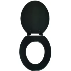 Sale SIMPLY Abattant wc mousse noir 36x39cm