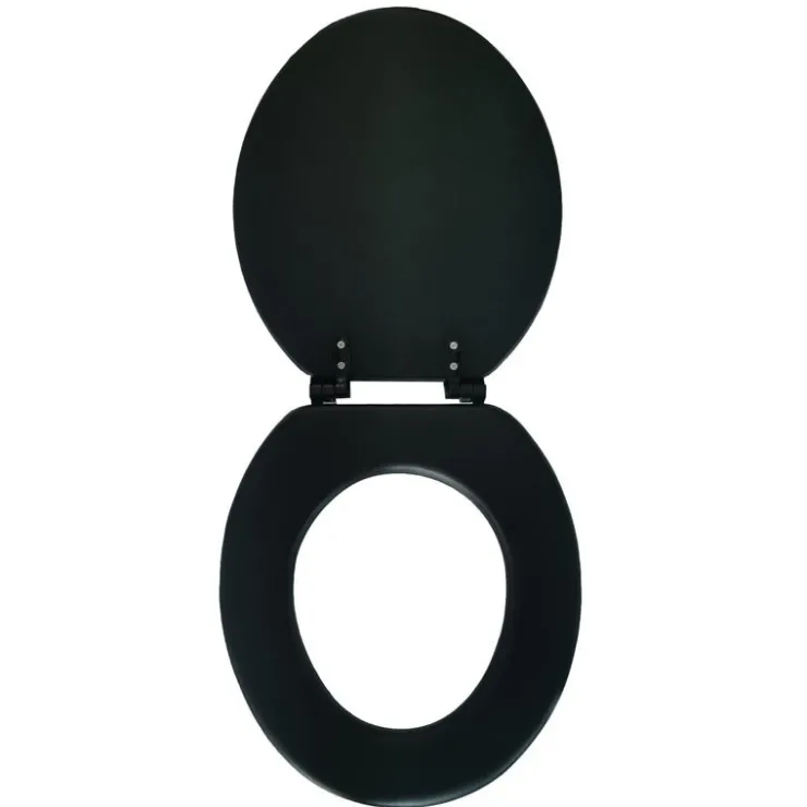Sale SIMPLY Abattant wc mousse noir 36x39cm