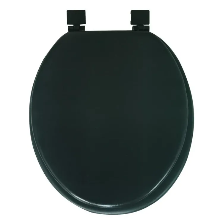 Sale SIMPLY Abattant wc mousse noir 36x39cm