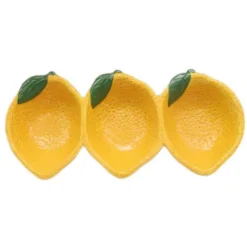 Outlet KITCHEN COLLECTION Assiette aperitif fraise/citron