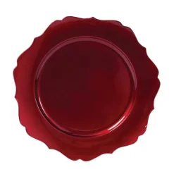 Best SECRET FOREST Assiette de presentation rouge