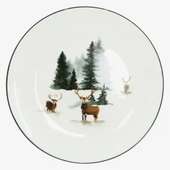 Discount SECRET FOREST Assiette dessert noel cerf