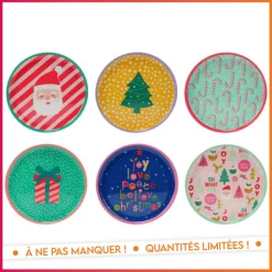 Hot Assiette melamine 25cm - 6 ass