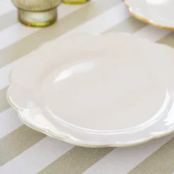 New SIMPLY Assiette plate cotellee