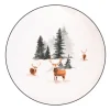 Sale SECRET FOREST Assiette plate noel cerf