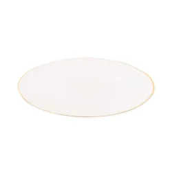 Discount CELEBRATE Assiette rayures bord dore 22cm