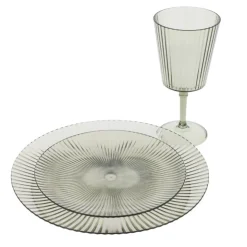 New CELEBRATE Assiette striee d26cm plastique