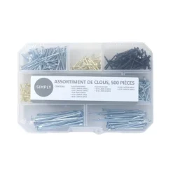 New SIMPLY Assortiment de clous x500