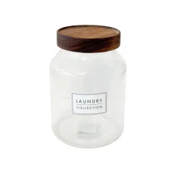 Online LAUNDRY COLLECTION Bocal couvercle bois 3l