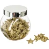 Discount Bocal deco etoile paillette dore