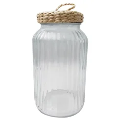Sale KITCHEN COLLECTION Bocal strie naturel 1.3l
