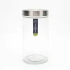 Discount THE ORGANIZED KITCHEN Bocal verre couvercle inox 1.2l
