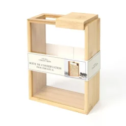 KITCHEN COLLECTION Boite conservation plast/bambou