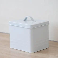 Best LAUNDRY COLLECTION Boite de rangement en metal blc