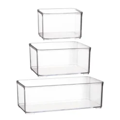 Discount HOME ESSENTIALS Boite empilable transparente