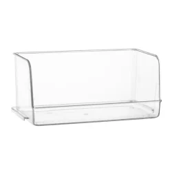 New HOME ESSENTIALS Boite empilable transparente m