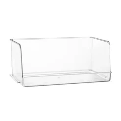 Sale HOME ESSENTIALS Boite empilable transparente l
