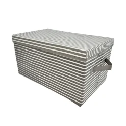 HOME ESSENTIALS Boite rangement avec couvercle