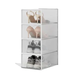 Discount HOME ESSENTIALS Boites rangement chaussures x4