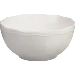 New KITCHEN COLLECTION Bol blanc fleur et relief