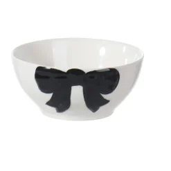 Online KITCHEN COLLECTION Bol motif noeud noir en relief