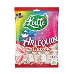 Hot LUTTI Bonbons arlequin cerise 350g