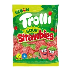 Clearance TROLLI Bonbons fraises acidulees