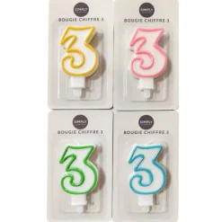 Discount SIMPLY Bougie chiffre 3