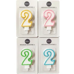Outlet SIMPLY Bougie chiffre 2