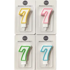 Online SIMPLY Bougie chiffre 7