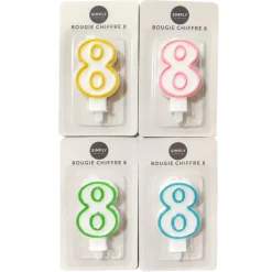 Outlet SIMPLY Bougie chiffre 8