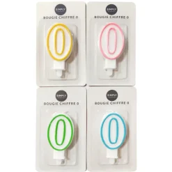 Outlet SIMPLY Bougie chiffre 0