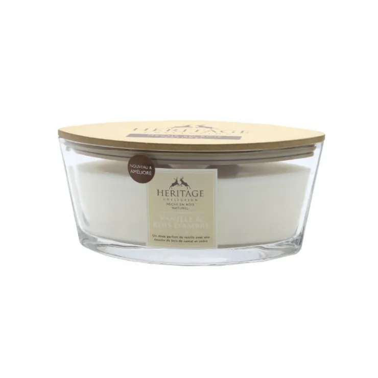 Discount Bougie heritage ovale vanille