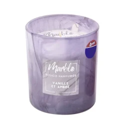 New Bougie parfumee pot effet marbre