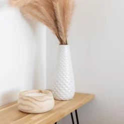 New NATURAL HOME Bougie pot bois