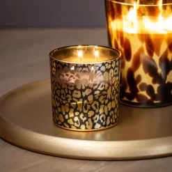 New TROPICAL PARADISE Bougie print leopard