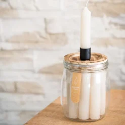 Sale WARM HEAVEN Bougies baton x10 dans bocal