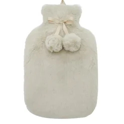 New Bouillotte 1.7l avec pompon beig