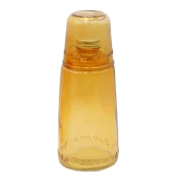 Clearance KITCHEN COLLECTION Bouteille avec verre colore