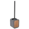 Sale TENDANCE Brosse wc carre acacia/gris