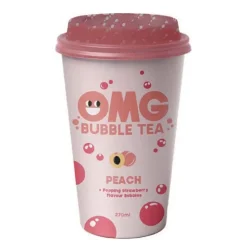 New Bubble tea the peche fraise
