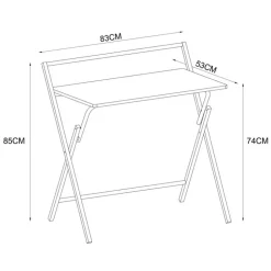 Best HOME COLLECTION Bureau pliant creme