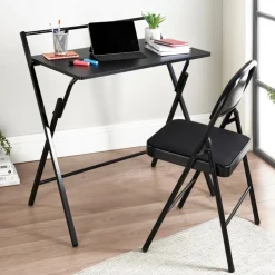 Hot HOME COLLECTION Bureau pliant noir