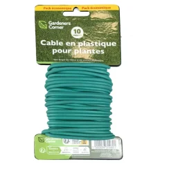 New GARDENERS CORNER Cable en plastique souple 10m