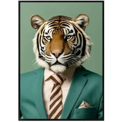 Clearance Cadre image tigre 50x70cm